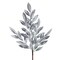 31"  Metallic Leaves Spray Silver - Elegant Christmas Decor Accent
